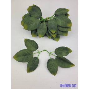Rózsa levél 6 db levél/ág 16 cm - 107
