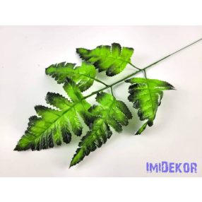Páfrány 5 leveles ág 38 cm - Átmenetes Zöld