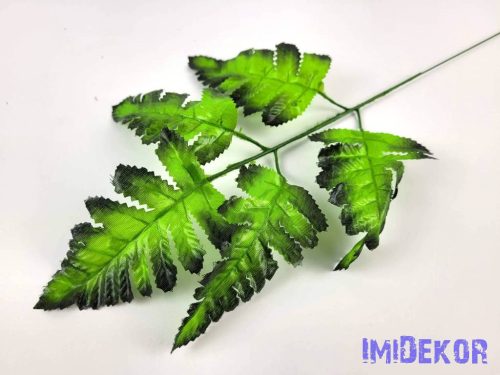Páfrány 5 leveles ág 38 cm - Átmenetes Zöld