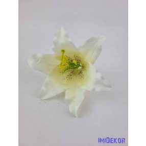 Liliom fej 13 cm - Krém