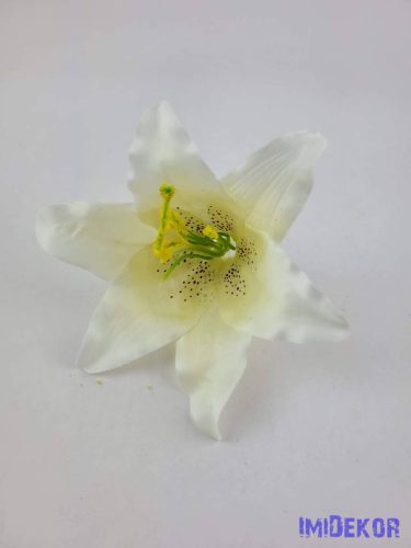 Liliom fej 13 cm - Krém