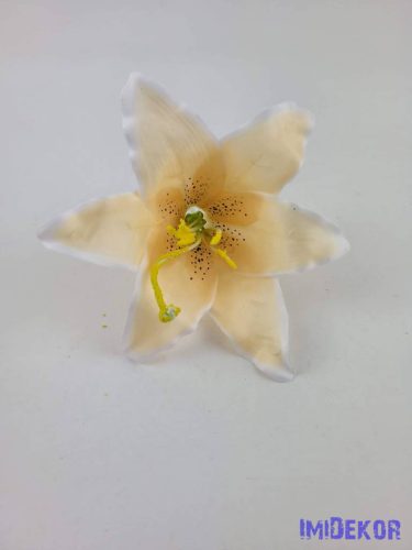 Liliom fej 13 cm - Halvány Barack