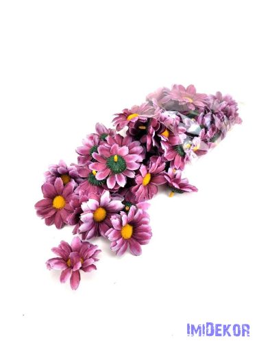 Margaréta selyemvirág fej 6 cm - Mályva Átmenetes