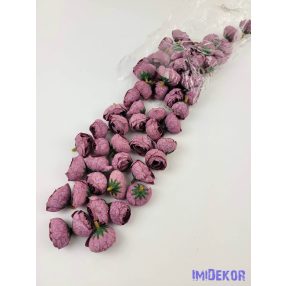 Boglárka selyemvirág fej 3 cm - Mályva 521