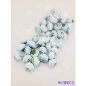 Boglárka fej selyemvirág fej 3 cm - Világos Kék