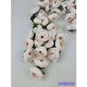 Boglárka fej selyemvirág fej 4,5 cm - Babarózsaszín 302