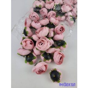 Boglárka fej selyemvirág fej 4,5 cm - Rózsaszín 603