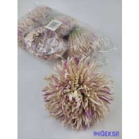 Krizantém selyemvirág fej D17cm - Cirmos