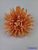 Pók krizantém fej 10cm - Világos Narancs