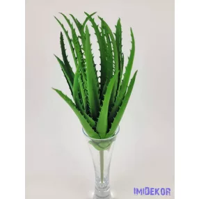 Aloe vera enyhén gumis 31 cm - Zöld