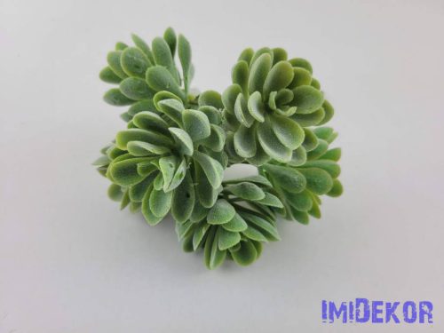 Hamvas műzöld kövirózsa csokor 20cm - Hamvas