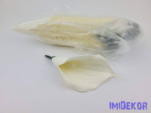 Kála polifoam fej 11,5cm - Krémes