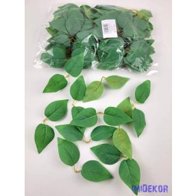 Levél 2db/fűzhető ág 16x4,5 cm - Világos Zöld