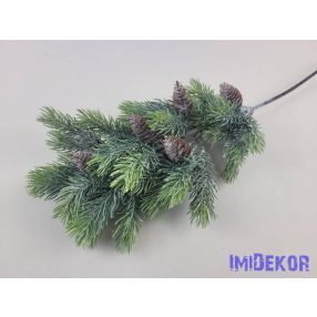 Fenyő ág tobozzal 47cm - Hamvas