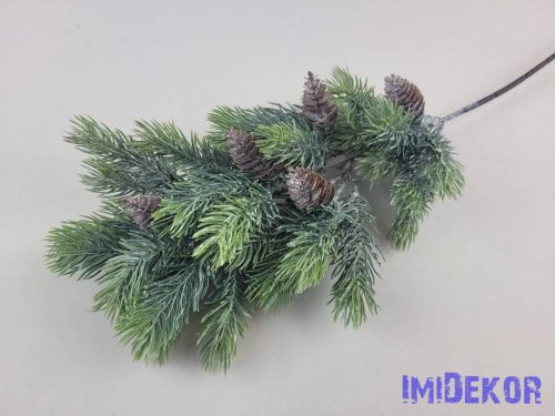 Fenyő ág tobozzal 47cm - Hamvas