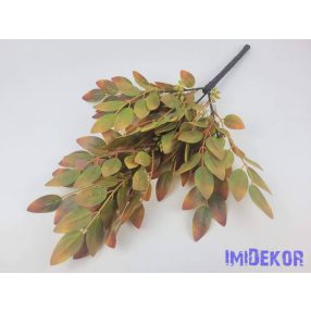   Őszi leveles bokor rücskös fás hatású szárral 58cm - Piruló Zöld