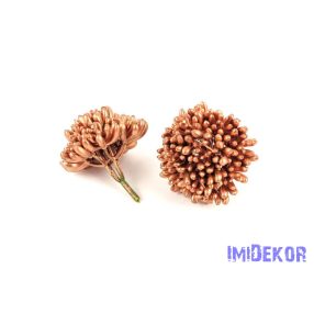 Dús gombóc pozsgás 8x8cm - Bronz