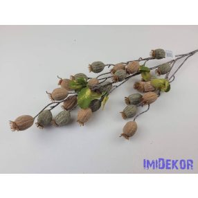 Mákgubós ág x24 99cm - Vegyes