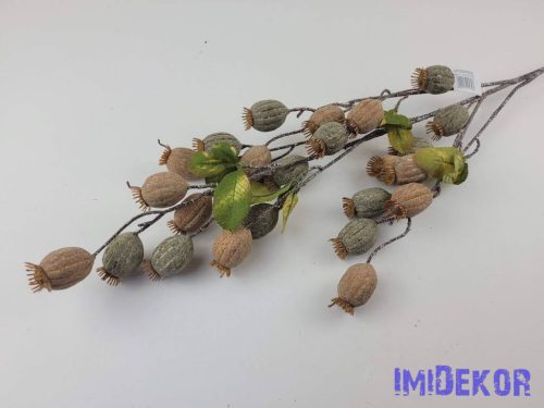 Mákgubós ág x24 99cm - Vegyes