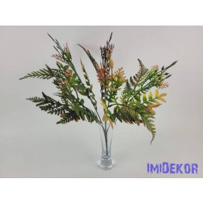 Páfrány 5 ágú mű bokor 37 cm - Mix