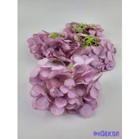Hortenzia fej antik selyemvirág 16 cm - Mályvás