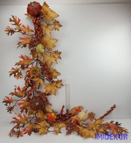 Őszi tökös girland 170cm - D8-12