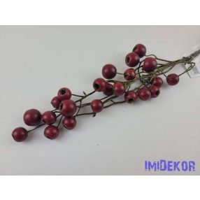 Bogyós ág 66cm - Piros