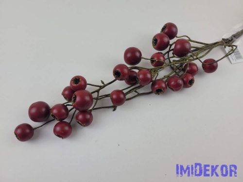 Bogyós ág 66cm - Piros