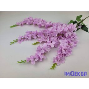 Csüngős akác 5 ágú selyemvirág 65cm - Rózsaszín