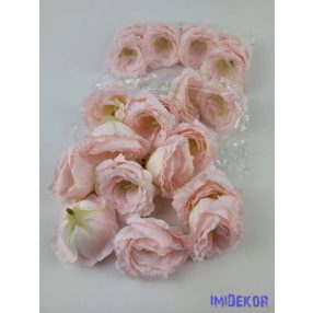 Liziantusz fej 6,5 cm - Babarózsaszín