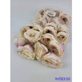 Liziantusz fej 6,5 cm - Halvány Mályvás