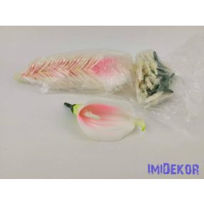 Kála polifoam fej 9,5x6,5cm - Rózsaszín