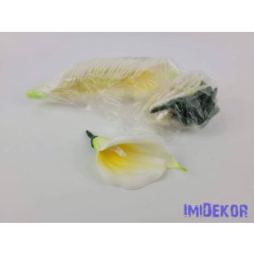 Kála polifoam fej 9,5x6,5cm - Sárgás