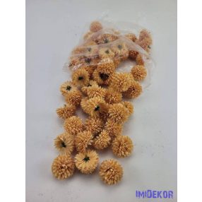 Krizantém selyemvirág fej kb 4cm - Antik Barack