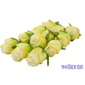 Bimbós rózsa fej M8cm - Zöld