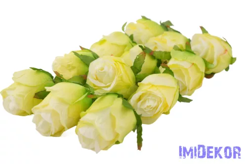 Bimbós rózsa fej M8cm - Zöld