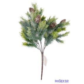 Fenyő csokor tobozzal 7 ágú 36cm - Hamvas