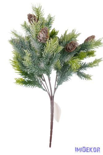 Fenyő csokor tobozzal 7 ágú 36cm - Hamvas