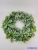 Ginko legyező hamvas műzöld koszorú 47cm