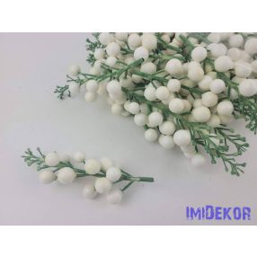 Bogyós pick 13 cm - Fehér