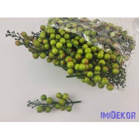 Bogyós pick 13 cm - Zöldes