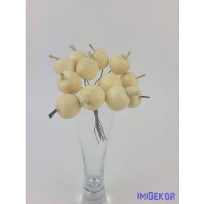 Alma 12db-os köteg D2cm 11cm - Világos Krém