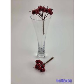 Alma mini 12 db-os köteg 10 cm - Piros