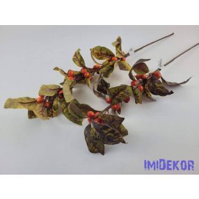Őszi leveles bogyós ág 57cm 2 féle