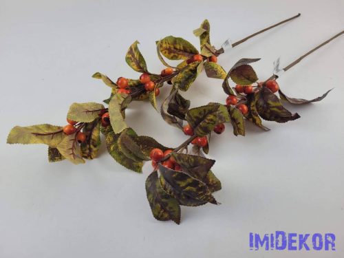 Őszi leveles bogyós ág 57cm 2 féle