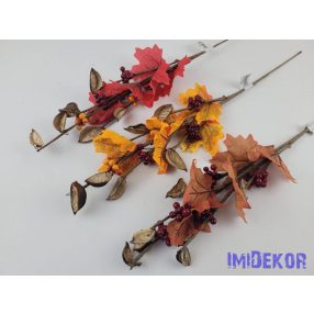 Őszi leveles bogyós terméses ág 51cm 3 féle