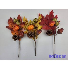 Őszi leveles terméses ág 27cm 3 féle