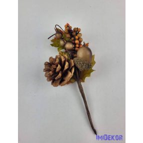 Makkos tobozos bogyós pick 16cm