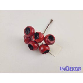 Bogyós pick 12cm - Piros