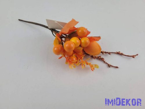 Őszi narancs színű pick 18cm